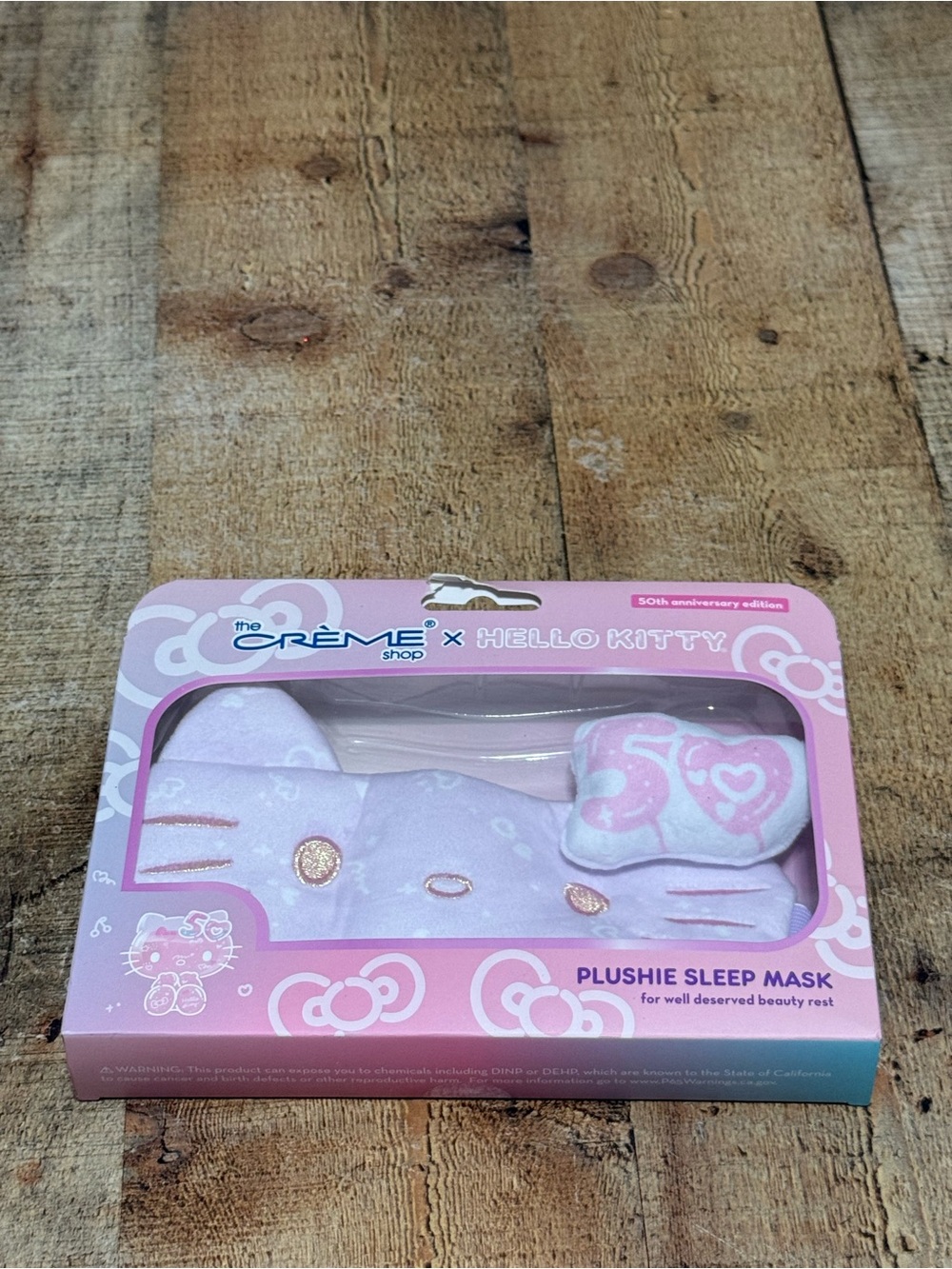 New Crème Shop Hello Kitty 50th Anniversary Plush Sleep Mask
New in box